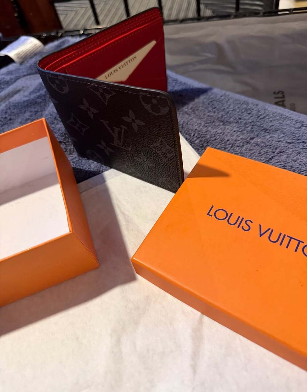Louis Vuitton Monogram Eclipse Cosmic Trunk Multiple Wallet